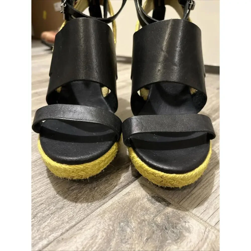 GORGEOUS DIESEL ALMA ESPADRILLE WEDGES ANKLE STRAPS SIZE US10 VGC RP $500+